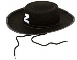 Zorro dětský klobouk na karneval