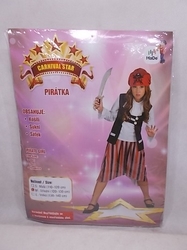 Pirátka kostým na karneval