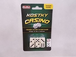 Hrací kostky Casino Efko 54554