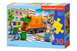 Puzzle Popelářské auto 30 dílků Castorland B-03778