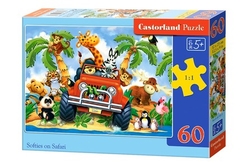 Puzzle Safari 60 dílků Castorland B-06793