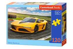 Castorland B-13500-1 Yellow Sportscar 120 dílků