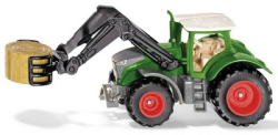 Siku 1539 Traktor Fendt s nakladačem na balíky