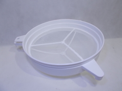 Cedník k nádobě dvojitý plast 29 cm