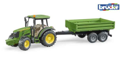 John Deere 5115 M + sklápěcí vůz Bruder 02108