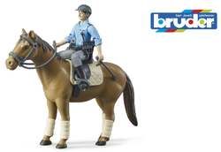 Policista + kůň Bruder 62507