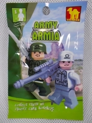 Minifigurka Army Dromader - Minifurka vojáka ke stavebnicím stejným s Legem