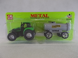 Traktor s vlekem 16 cm kov/plast