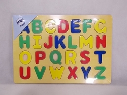 Dřevěná vkládačka abeceda