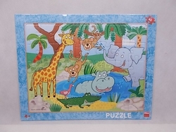 Deskové puzzle Zvířátka 40 dílků