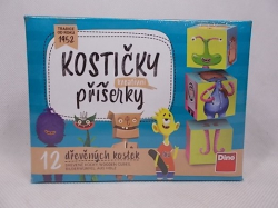 Obrázkové kostky kubus Příšerky 12 kostek