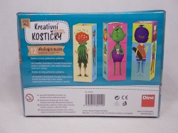 Obrázkové kostky kubus Příšerky 12 kostek
