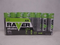 Baterie tužková Raver AA 1,5V Ultra Alkaline