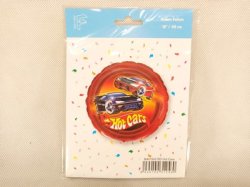 Balónek fóliový Kulatý Hot cars 48cm