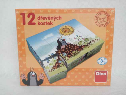 Obrázkové kostky kubus Krtkův rok 12 kostek