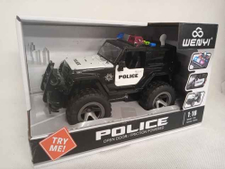 Jeep policie se zvuky a majákem
