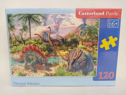 Puzzle Dinosauři a sopky 120 dílků Castorland B-13234-1
