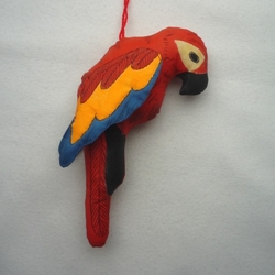 Papoušek Ara červený velký