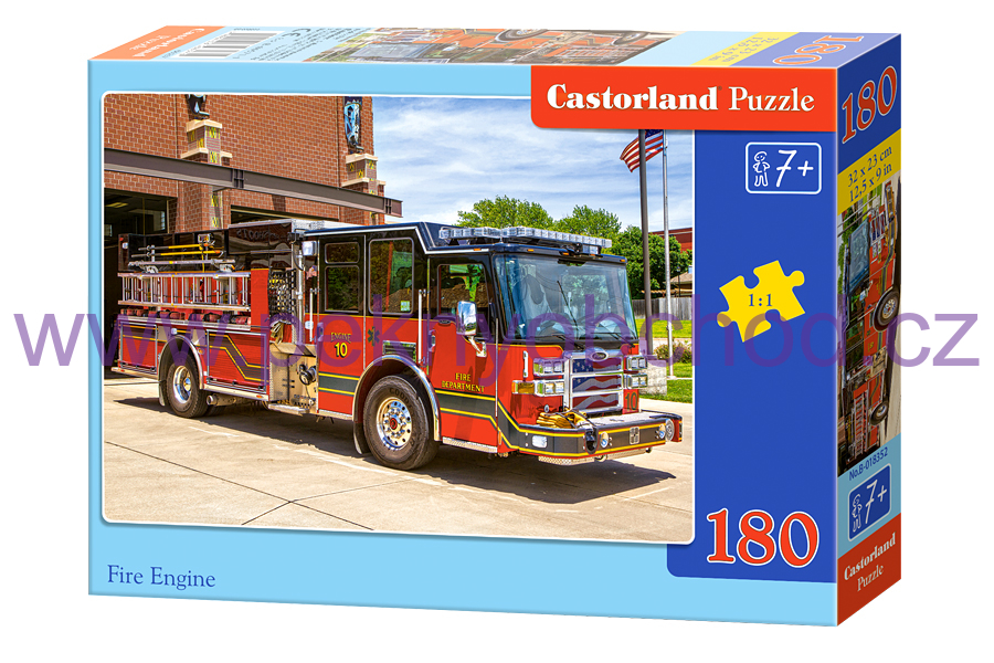 Castorland B-018352 Fire Engine 180 dílků