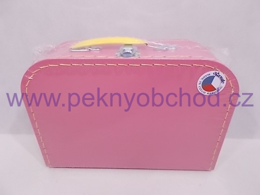 Dětský kufřík 25 cm růžový