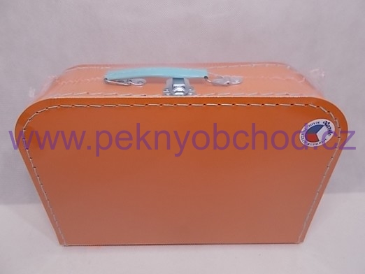 Dětský kufřík 30 cm oranžový