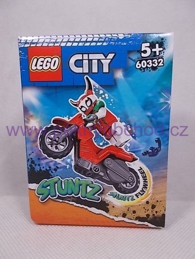 Lego 60332 City Škorpióní kaskadérská motorka